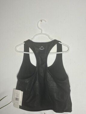 Beyond Yoga Black Snake Texture Racerback Tank | NWT | Size XS